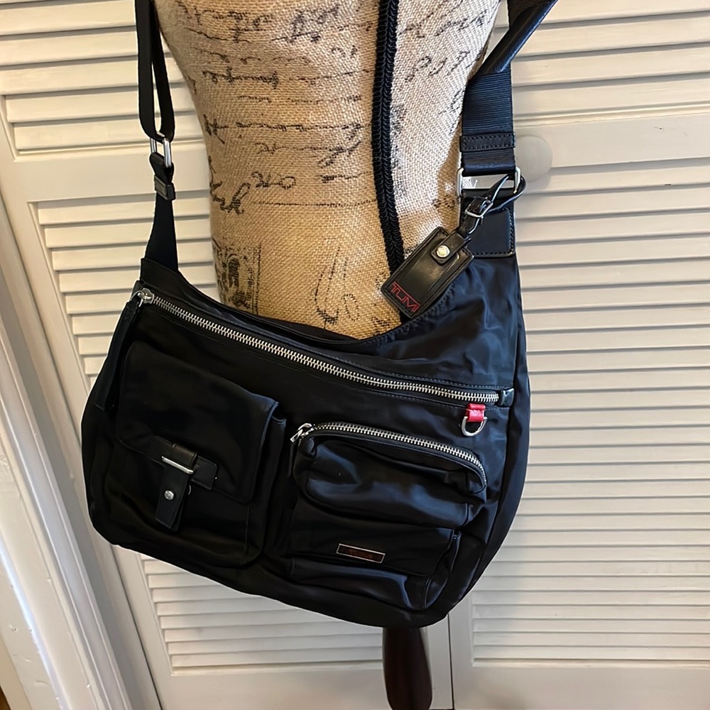 Tumi shoulder bag in black